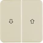 HAGER BOCCHIOTTI - Bilanciere doppio con serigrafia freccia wg UP IP44 bianco lucido