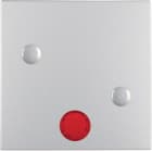 HAGER BOCCHIOTTI - Bilanciere con lente avvitabile Berker B.7 alu opaco, verniciato