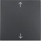 HAGER BOCCHIOTTI - Bilanciere con serigrafia frecce Berker B.3/B.7?antracite opaco