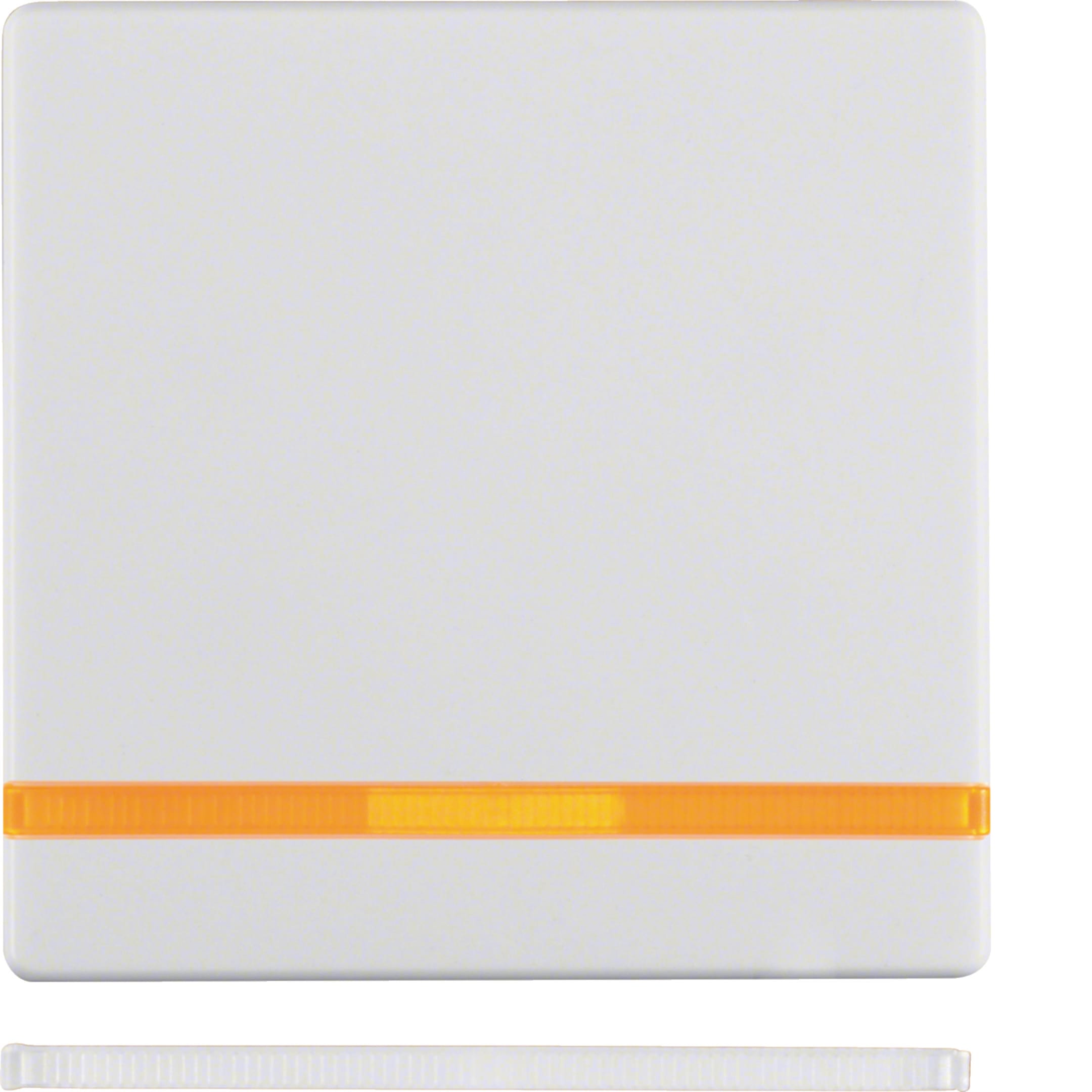 HAGER BOCCHIOTTI - Bilanciere con lente Berker Q.1/Q.3 bianco polare velluto