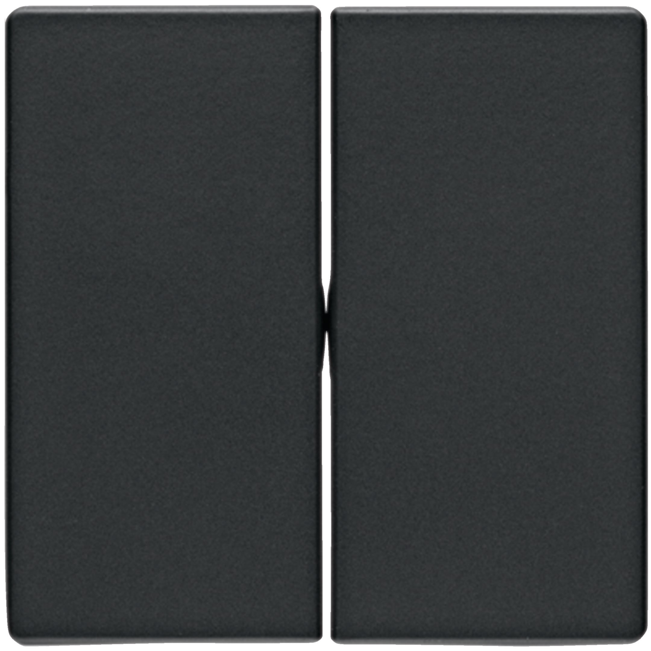 HAGER BOCCHIOTTI - Bilanciere doppio Berker Q.1/Q.3 antracite velluto, verniciato