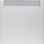 HAGER BOCCHIOTTI - Bilanciere con etichetta Berker B.7 alu opaco, verniciato