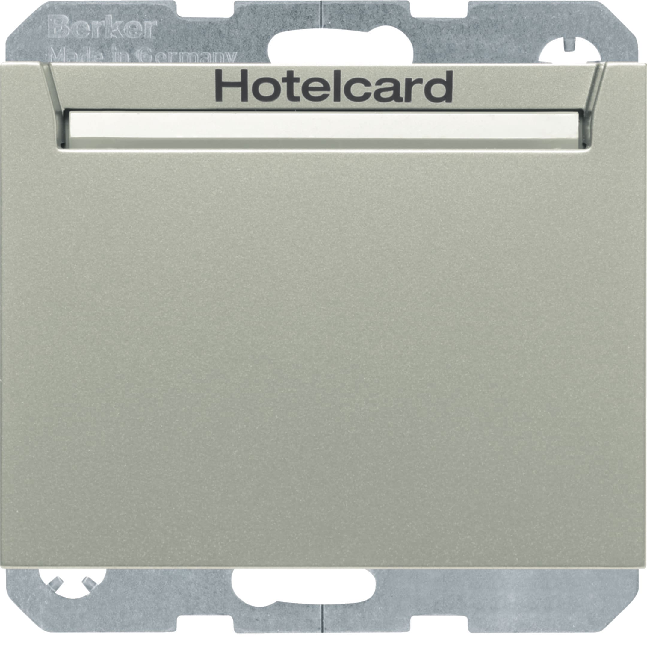 HAGER BOCCHIOTTI - INT.A RELÈ X HOTEL CARD K5 INOX