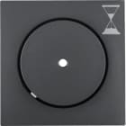 HAGER BOCCHIOTTI - Pezzo centrale per inserto timer elettronico Berker B.3/B.7 antracite opaco
