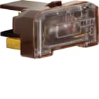 HAGER BOCCHIOTTI - Gruppo a incandescenza con morsetto N marrone