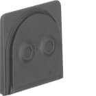 HAGER BOCCHIOTTI - Passacavo per 2 cavi Berker W.1 grigio opaco