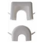 HAGER BOCCHIOTTI - Invito cavo e canalina a parete bianco polare