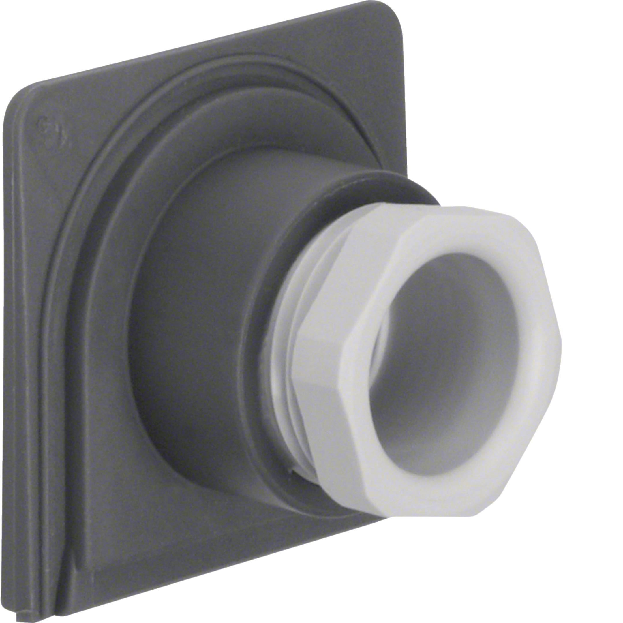 HAGER BOCCHIOTTI - Invito tubo M20 x 1,5, avvitabile Berker W.1 grigio opaco