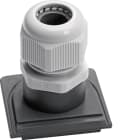 HAGER BOCCHIOTTI - Passacavo M20 x 1,5, avvitabile con dado per raccordi Berker W.1 grigio opaco