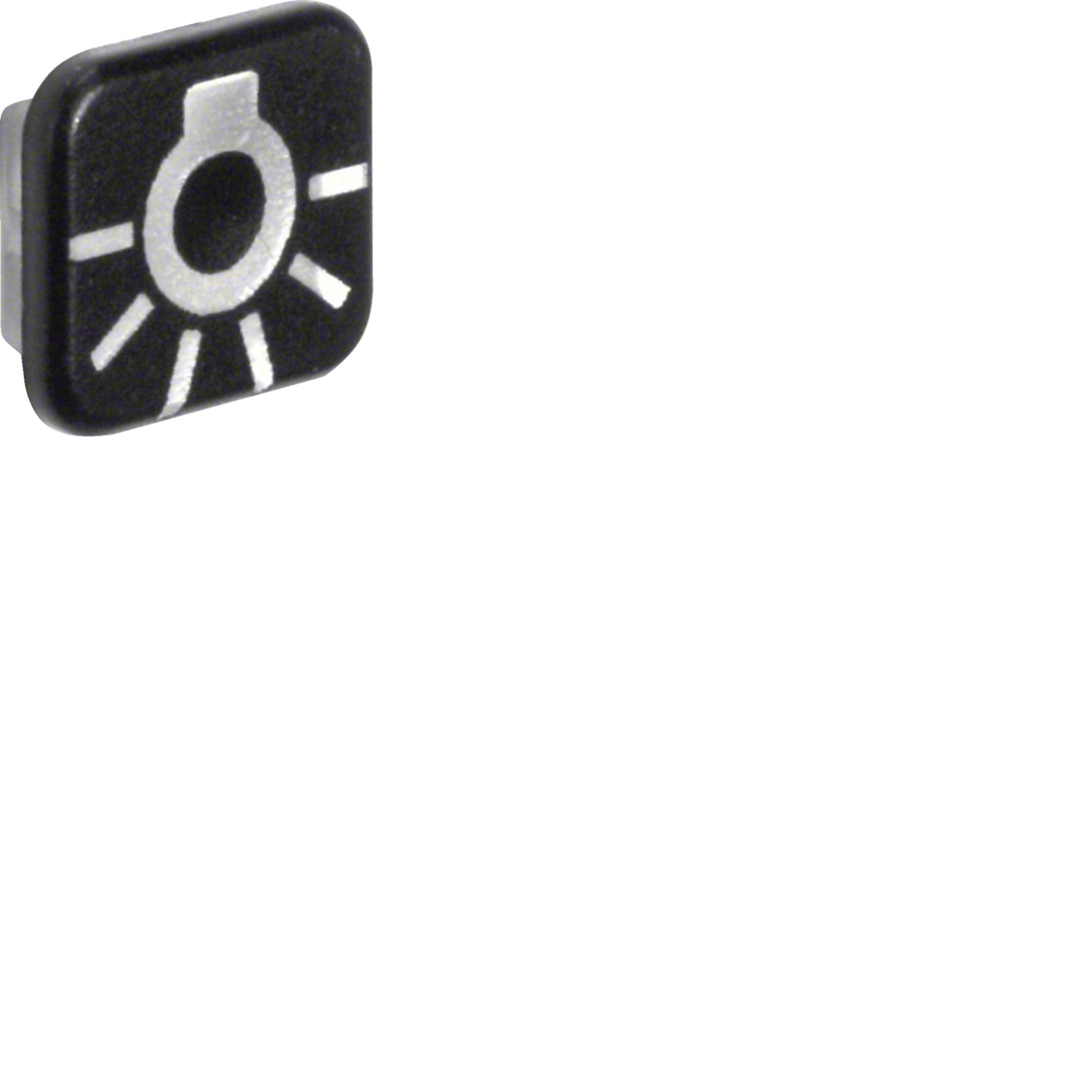 HAGER BOCCHIOTTI - Lente con serigrafia per luce Berker W.1 trasparente