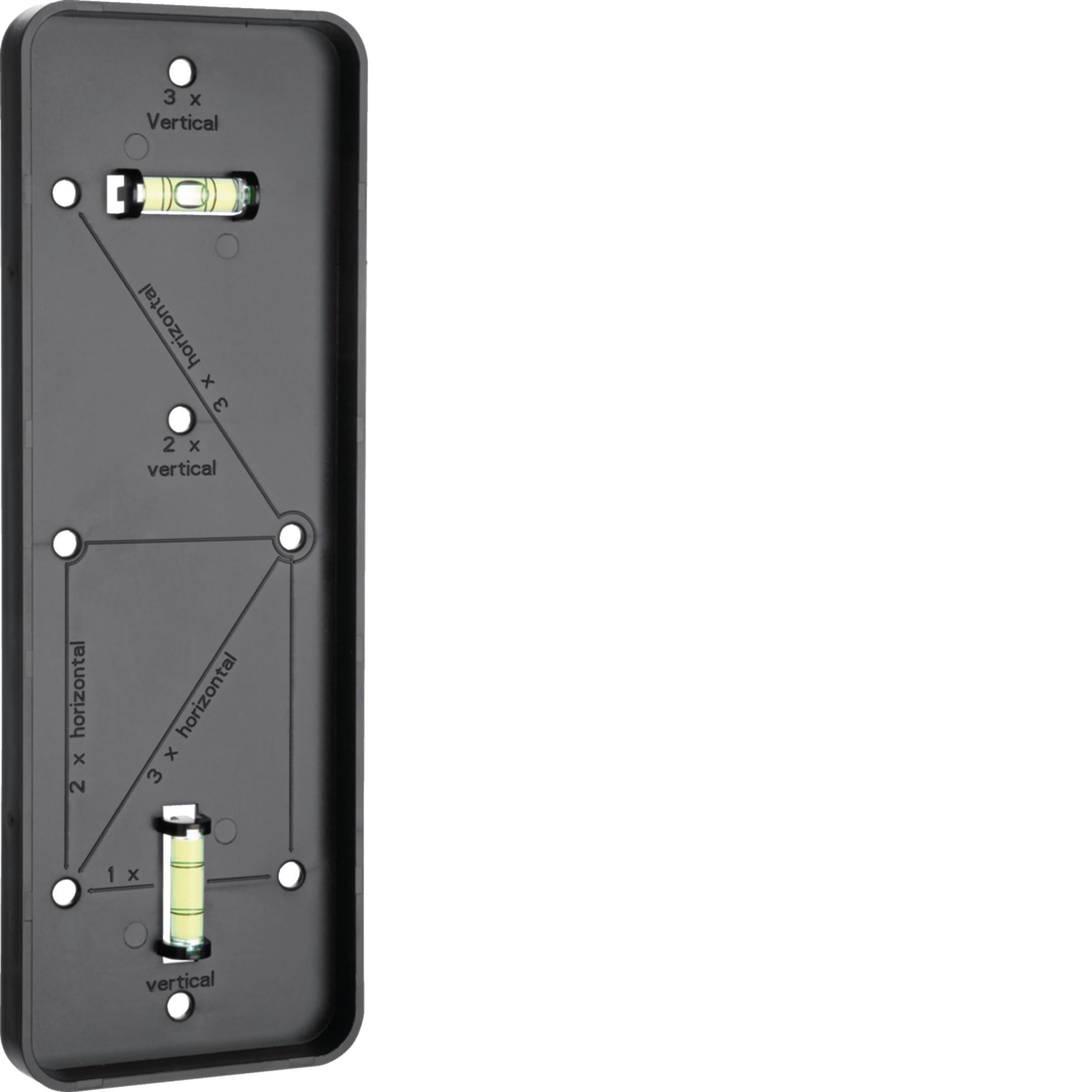 HAGER BOCCHIOTTI - Dima di foratura singola-tripla, plastica Berker W.1