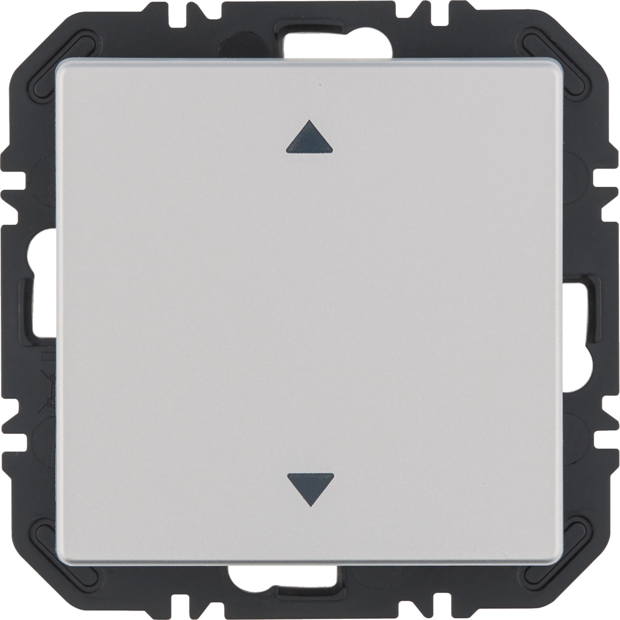 HAGER BOCCHIOTTI - Modulo EnOcean con bilanciere con simbolo frecce, Q.x allum. vern. velluto