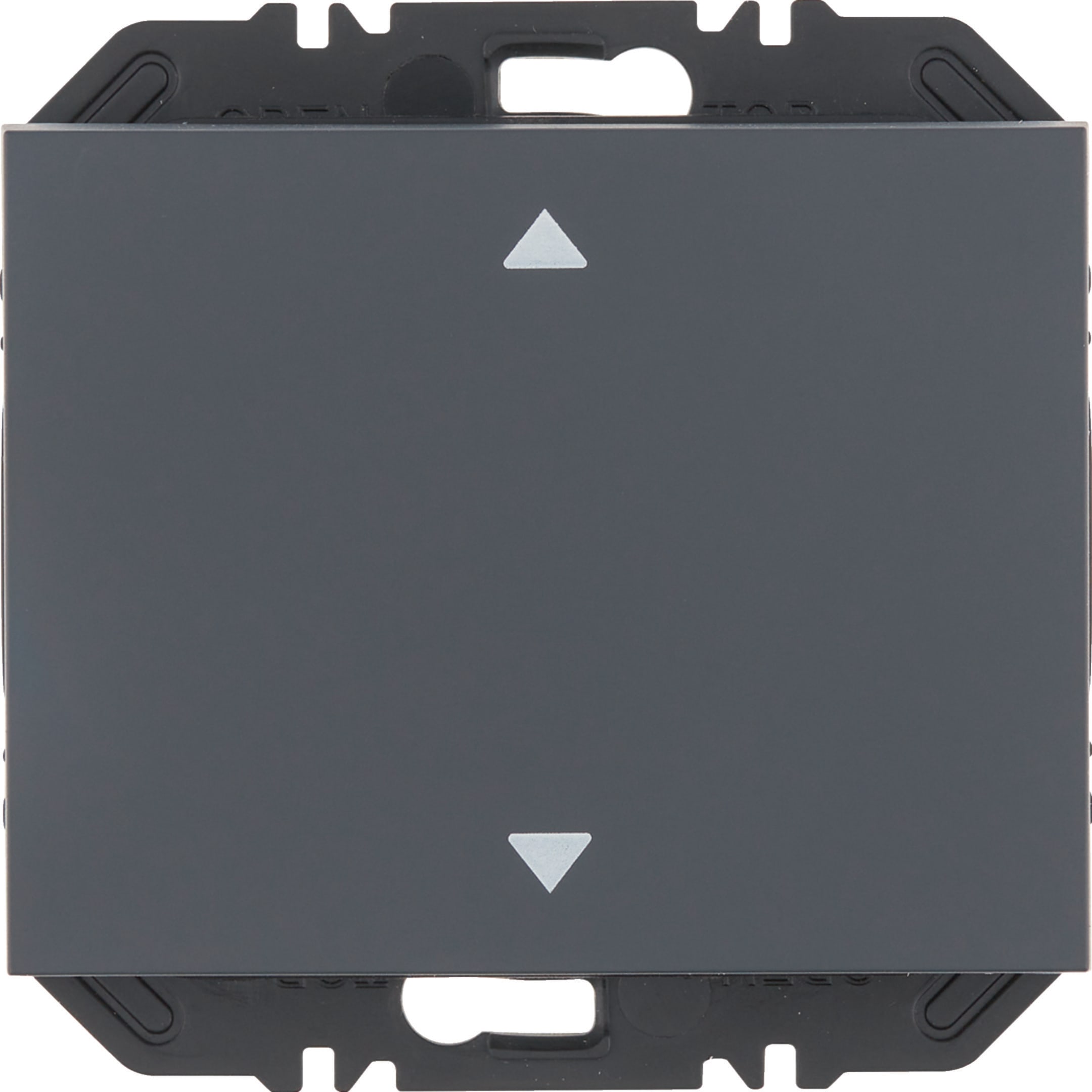 HAGER BOCCHIOTTI - Modulo EnOcean con bilanciere  con simbolo frecce, K.x antracite opaco