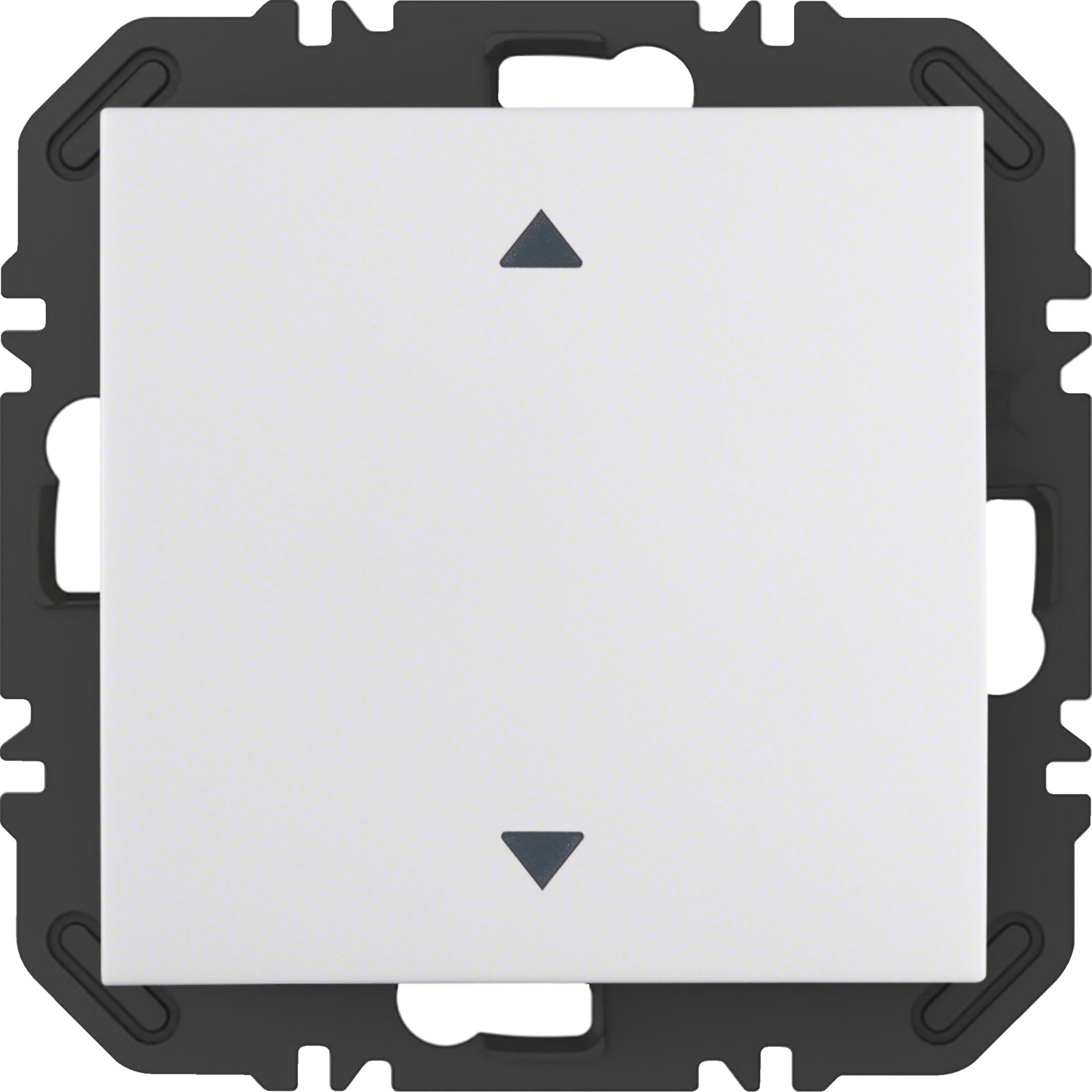 HAGER BOCCHIOTTI - Modulo EnOcean con bilanciere con simbolo frecce, S.1/B.x bianco polare