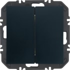 HAGER BOCCHIOTTI - Pulsanti Friends of Hue 2 IN,B.x, antracite velluto