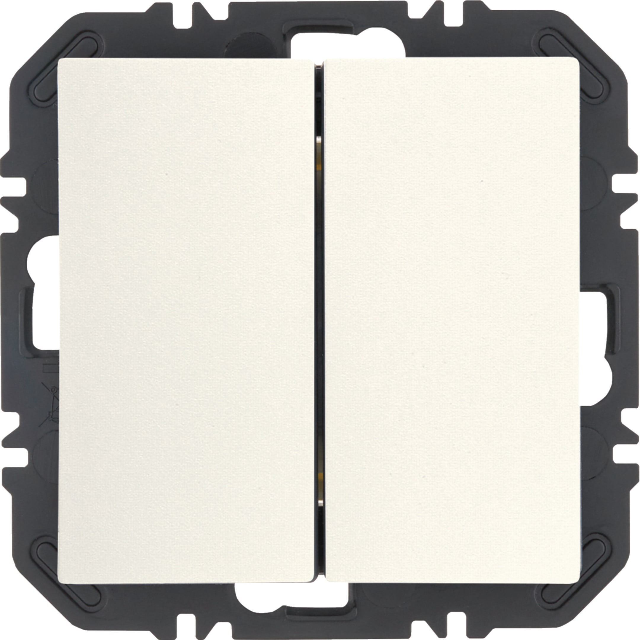 HAGER BOCCHIOTTI - Pulsanti Friends of Hue 2 IN, p.1, bianco polare opaco