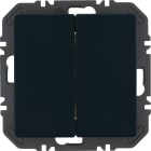 HAGER BOCCHIOTTI - Pulsanti Friends of Hue 2 IN,Q.x,antracite velluto