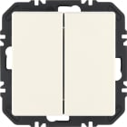 HAGER BOCCHIOTTI - Pulsanti Friends of Hue 2 IN, Q.x, bianco polare velluto