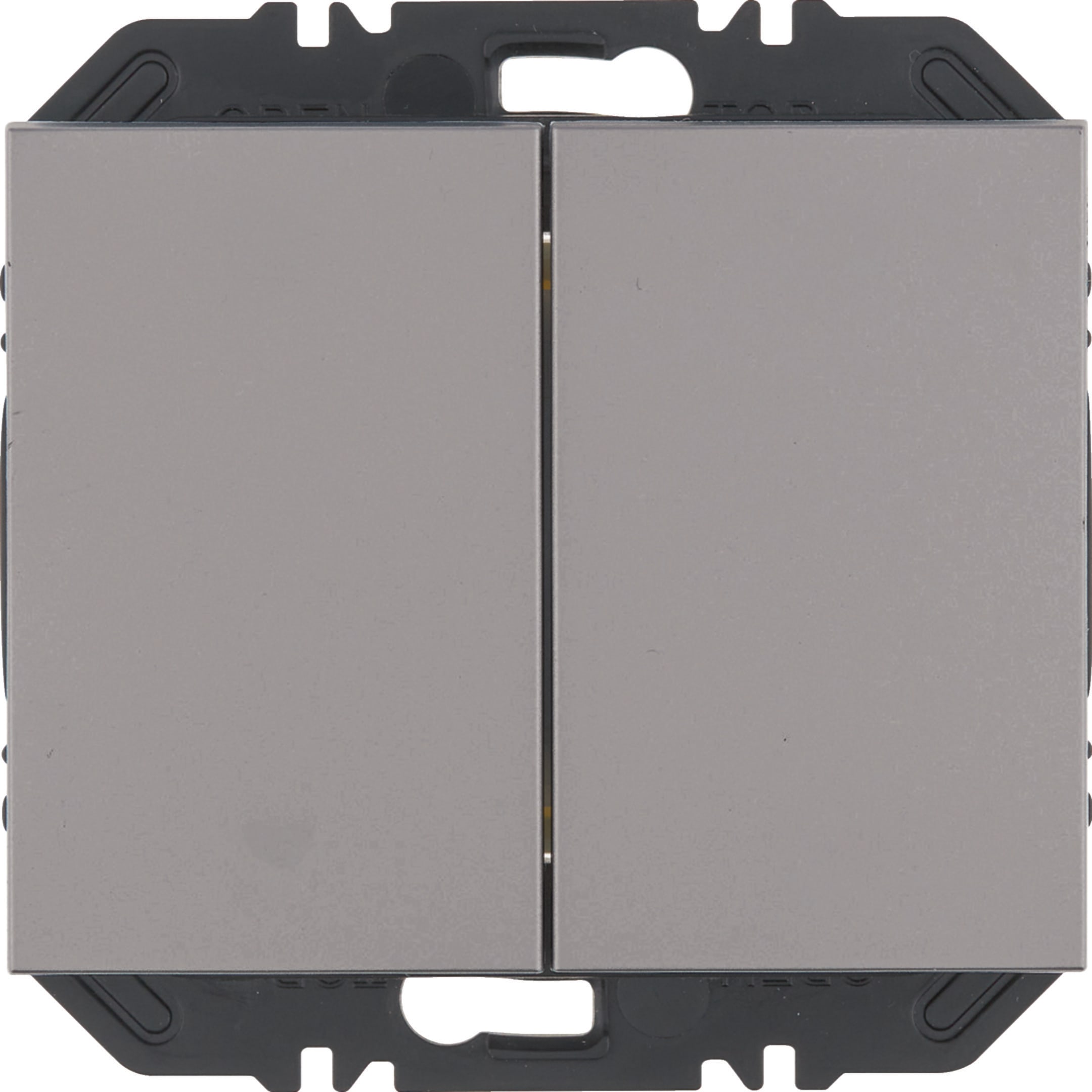 HAGER BOCCHIOTTI - Pulsanti Friends of Hue 2 IN, K.5, alluminio laccato