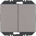 HAGER BOCCHIOTTI - Pulsanti Friends of Hue 2 IN, K.5, alluminio laccato