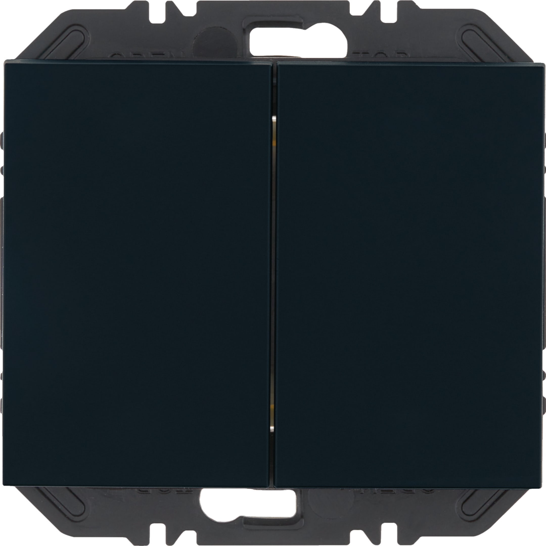 HAGER BOCCHIOTTI - Pulsanti Friends of Hue 2 IN,K.1,antracite velluto