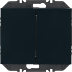 HAGER BOCCHIOTTI - Pulsanti Friends of Hue 2 IN,K.1,antracite velluto