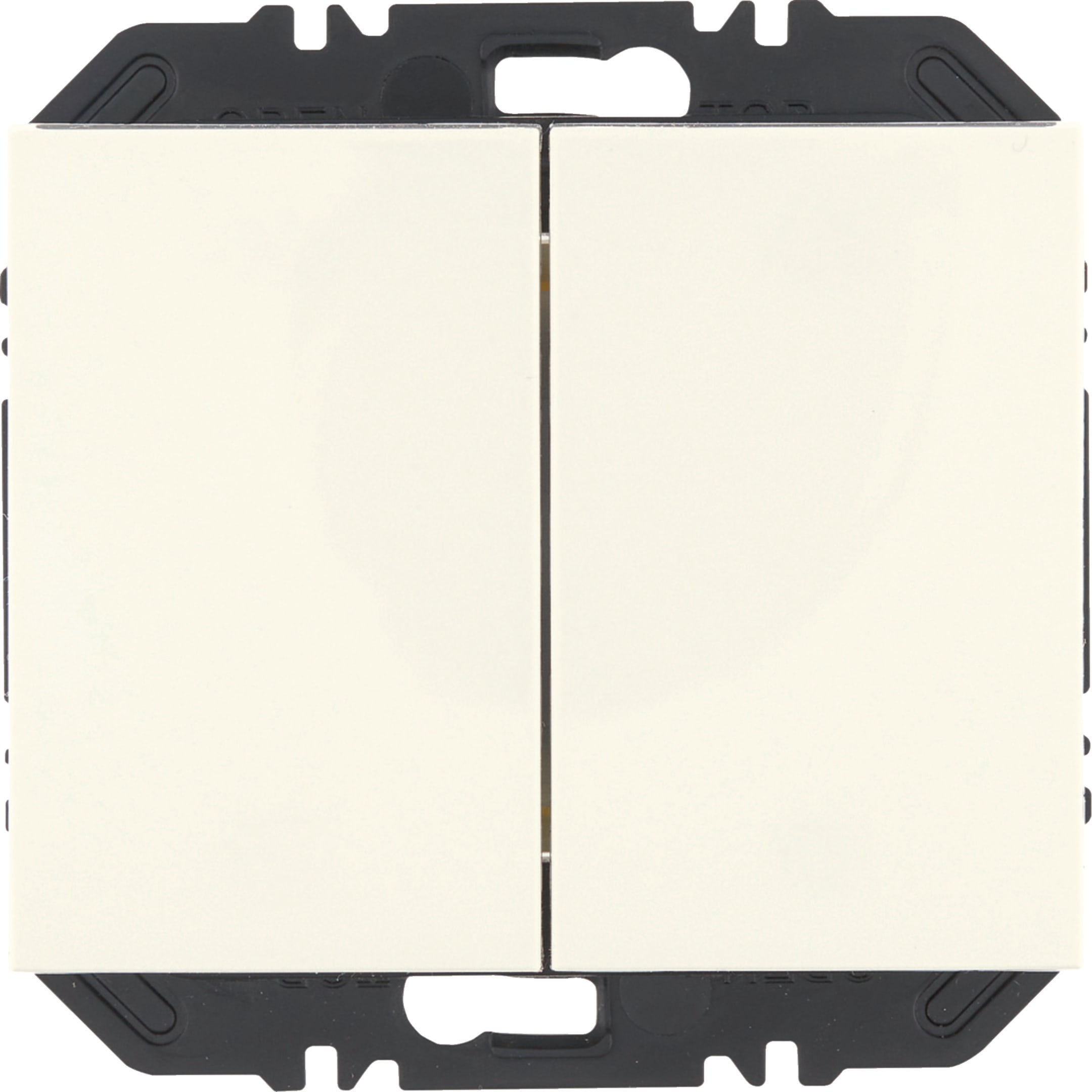 HAGER BOCCHIOTTI - Pulsanti Friends of Hue 2 IN, K.1 bianco polare lucido