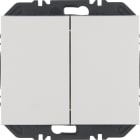 HAGER BOCCHIOTTI - Modulo EnOcean con bilanciere doppio, K.x alluminio verniciato opaco