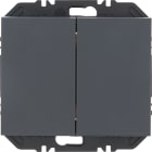 HAGER BOCCHIOTTI - Modulo EnOcean con bilanciere doppio, K.x antracite opaco