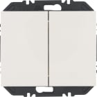 HAGER BOCCHIOTTI - Modulo EnOcean con bilanciere doppio, K.x bianco polare