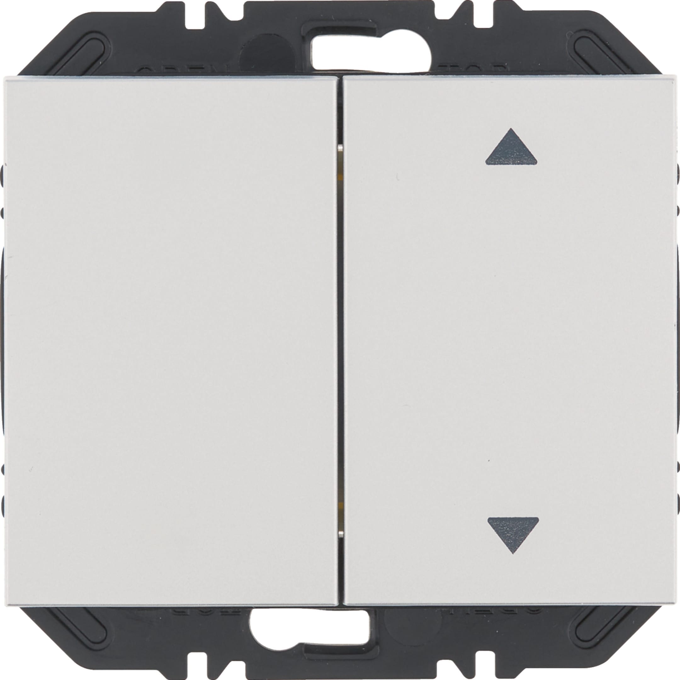 HAGER BOCCHIOTTI - Modulo EnOcean con bilanciere doppio con frecce a lato, K.x allum. vern. opaco