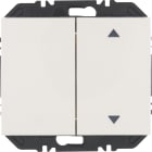 HAGER BOCCHIOTTI - Modulo EnOcean con bilanciere doppio con frecce a lato, K.x bianco polare