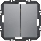 HAGER BOCCHIOTTI - Modulo EnOcean con bilanciere doppio, S.1/B.x alluminio verniciato opaco