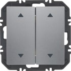 HAGER BOCCHIOTTI - Modulo EnOcean con bilanciere doppio con frecce, S.1/B.x allum. verniciato opaco