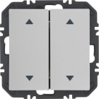 HAGER BOCCHIOTTI - Modulo EnOcean con bilanciere doppio con frecce, S.1/B.x bianco polare