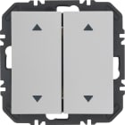 HAGER BOCCHIOTTI - Modulo EnOcean con bilanciere doppio con frecce, S.1/B.x bianco polare lucido