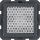 HAGER BOCCHIOTTI - Altoparlante Berker Q.1/Q.3 antracite velluto, verniciato