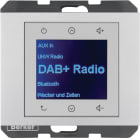 HAGER BOCCHIOTTI - Radio Touch DAB+, K.x alluminio laccato opaco
