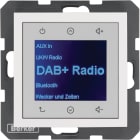HAGER BOCCHIOTTI - Radio Touch DAB+, S.1 bianco polare lucido