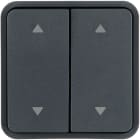 HAGER BOCCHIOTTI - Bilanciere doppio con serigrafia frecce W.1 grigio