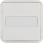 HAGER BOCCHIOTTI - Bilanciere con campo di scrittura W.1 bianco polare