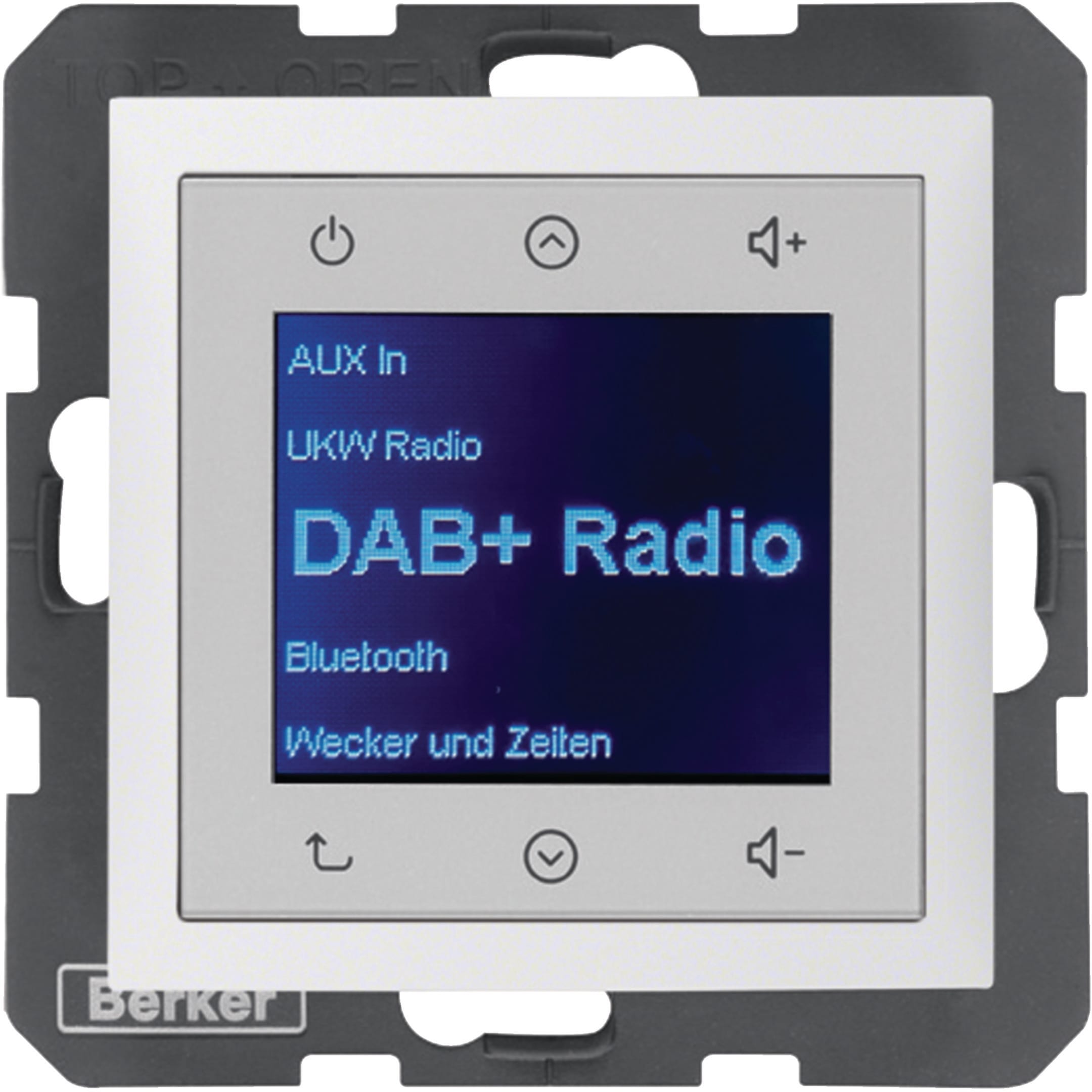 HAGER BOCCHIOTTI - Radio Touch DAB+ / Bluetooth, S.1 bianco polare opaco