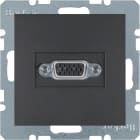 HAGER BOCCHIOTTI - Presa VGA Berker B.3/B.7 antracite opaco