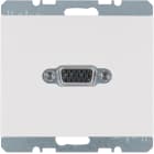 HAGER BOCCHIOTTI - Presa VGA Berker K.1 bianco polare lucido