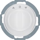 HAGER BOCCHIOTTI - Commutatore a manopola x veneziane bipolare con Pezzo c.le R.Classic Bianco pol.