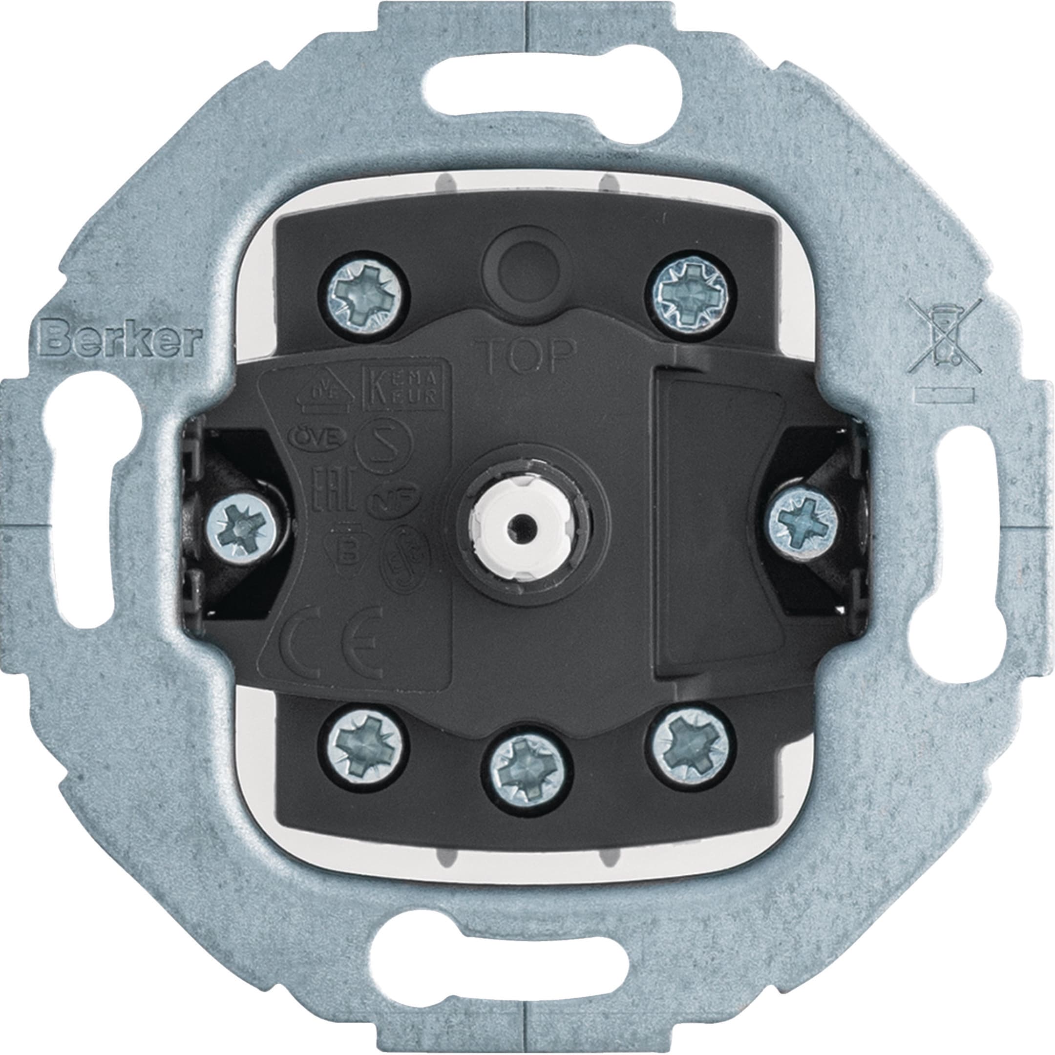 HAGER BOCCHIOTTI - Interruttore a manopola bipolare 10 AX - 250 V Serie 1930/Glas/R.Classic