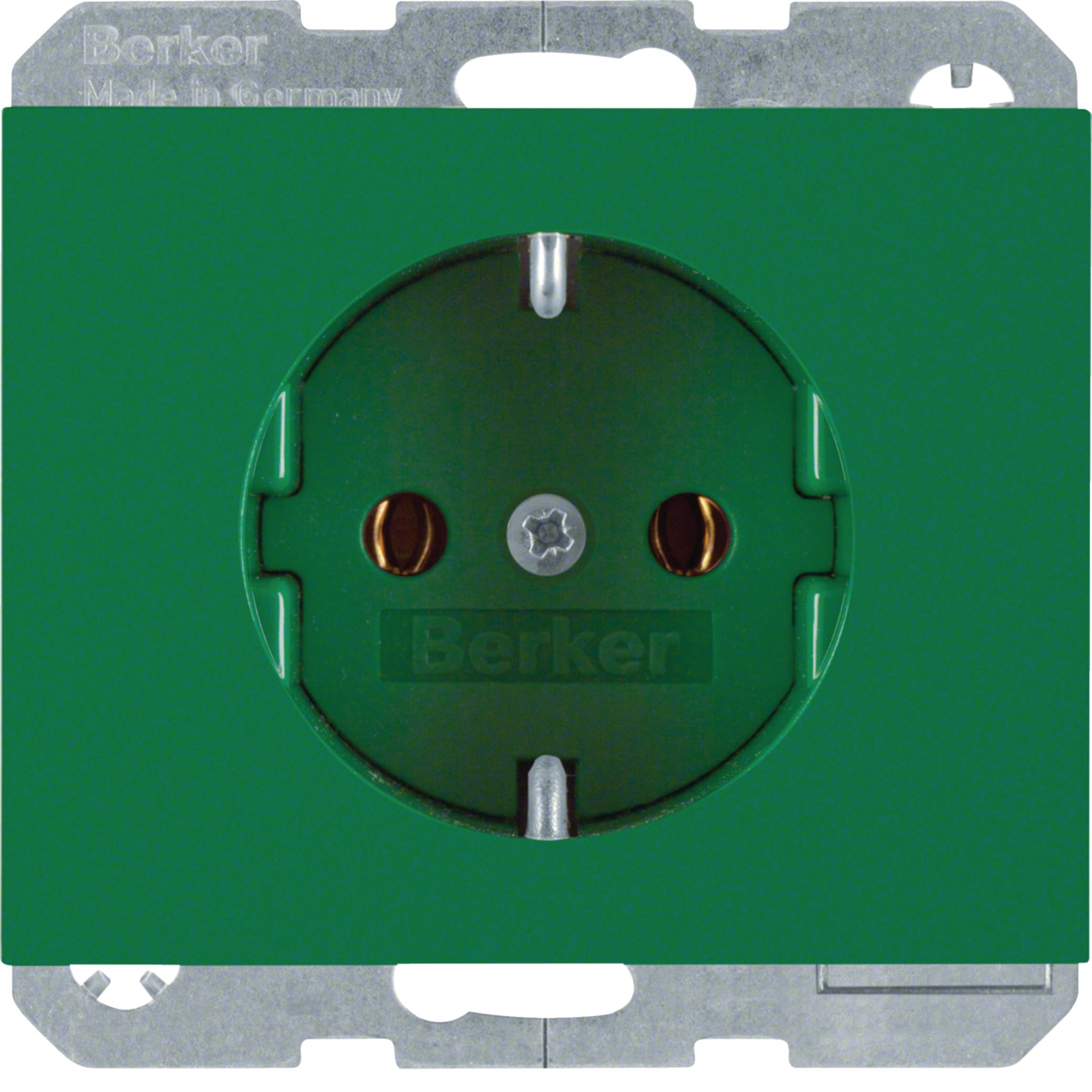 HAGER BOCCHIOTTI - Presa SCHUKO Berker K.1 verde lucido