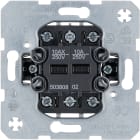 HAGER BOCCHIOTTI - Deviatore doppio/pulsante, contatto di