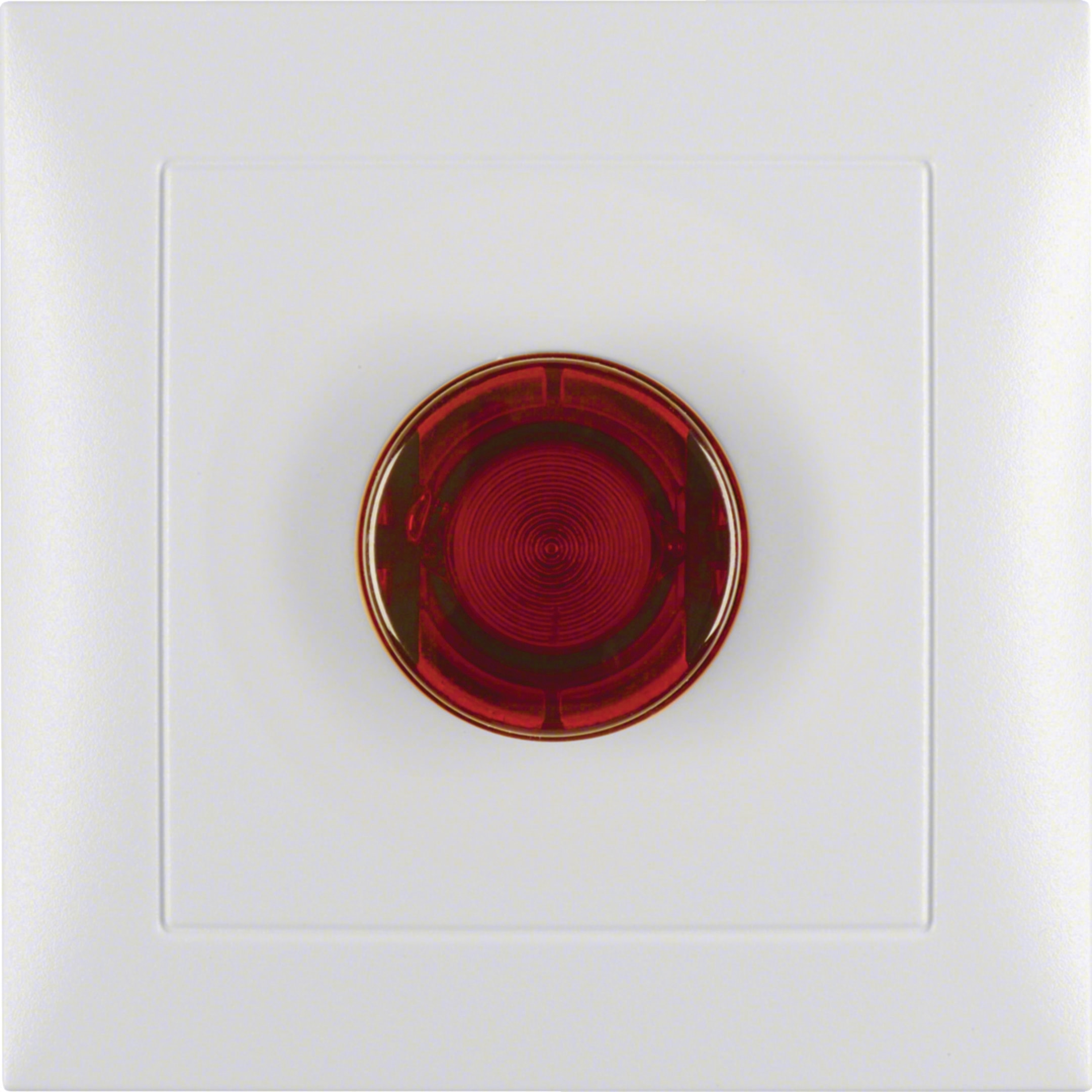 HAGER BOCCHIOTTI - Pulsante completo per luci scala Berker S.1 bianco polare opaco 2 A