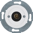 HAGER BOCCHIOTTI - puls./spia lum. E10, contatto NA + pezzo c.le Serie 1930/Glas bianco pol. luc.